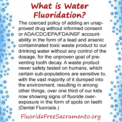  what is water fluoridation? 
